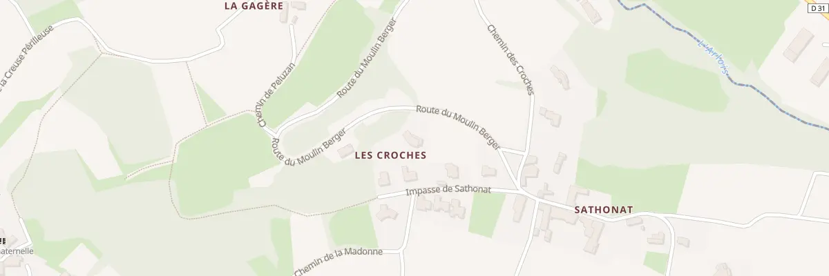 Plan du 175 Rte du Moulin Berger à Saint-Amour-Bellevue