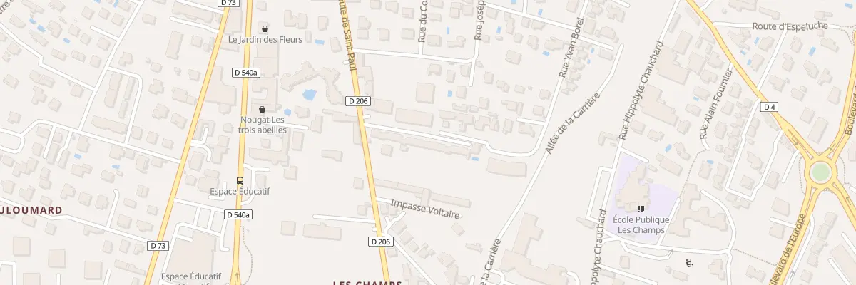 Plan du 33 Rte de Saint Paul à Montélimar