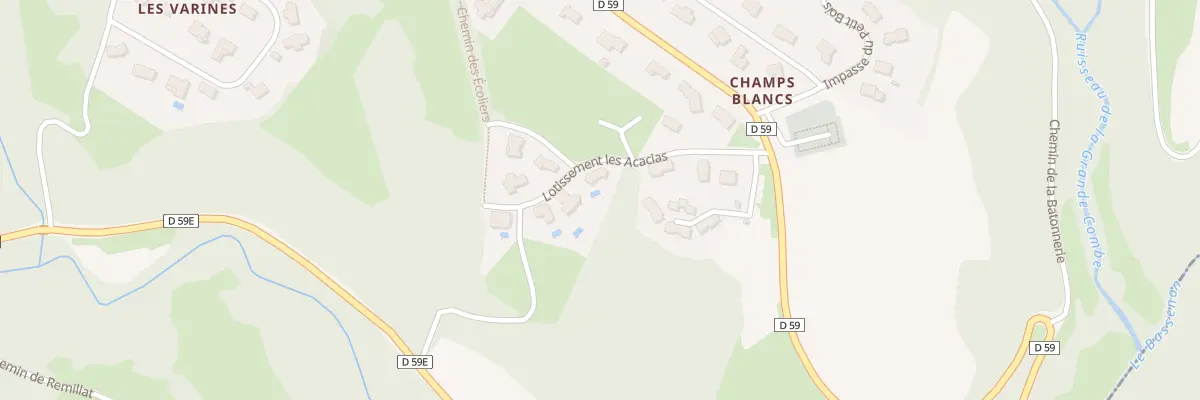 Plan du 5003 Champs Blancs aux Haies