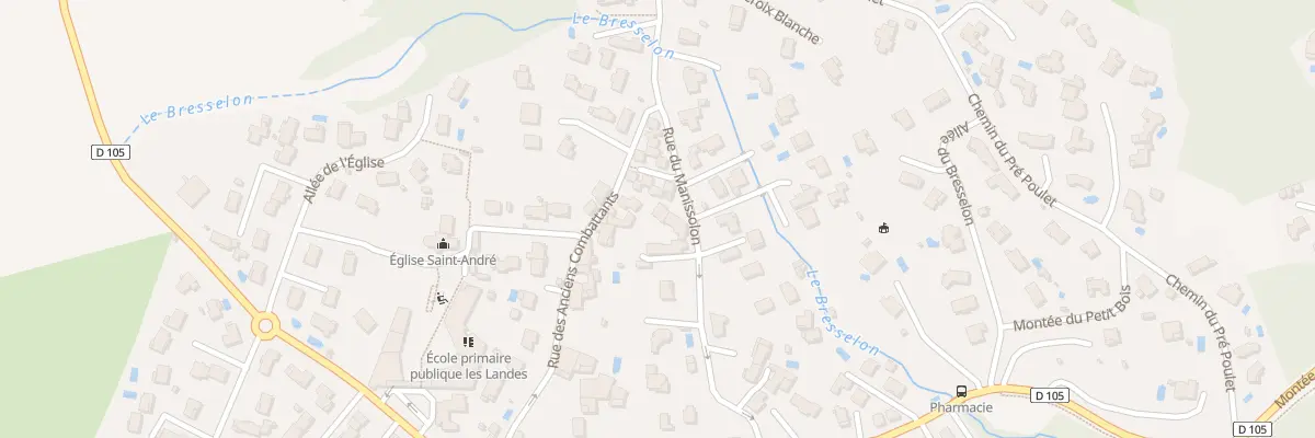 Plan du 74 Rue du Manissollon à Montagny
