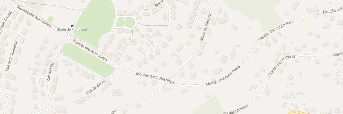 Plan du 70 Rte de Varissan à Givors