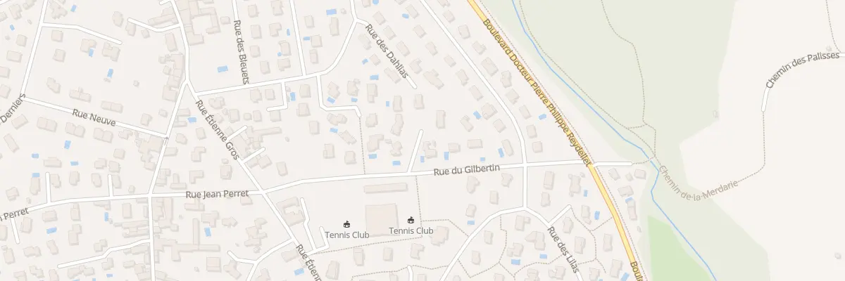 Plan du 17 Rue du Gilbertin à Chaponost