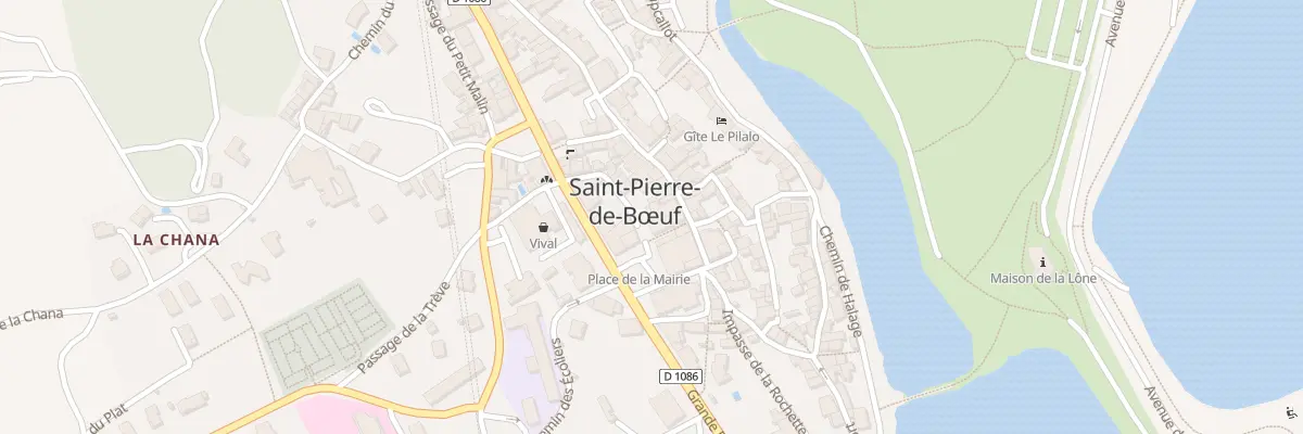 Plan du 9001 Rue de l’Houche à Saint-Pierre-de-Bœuf