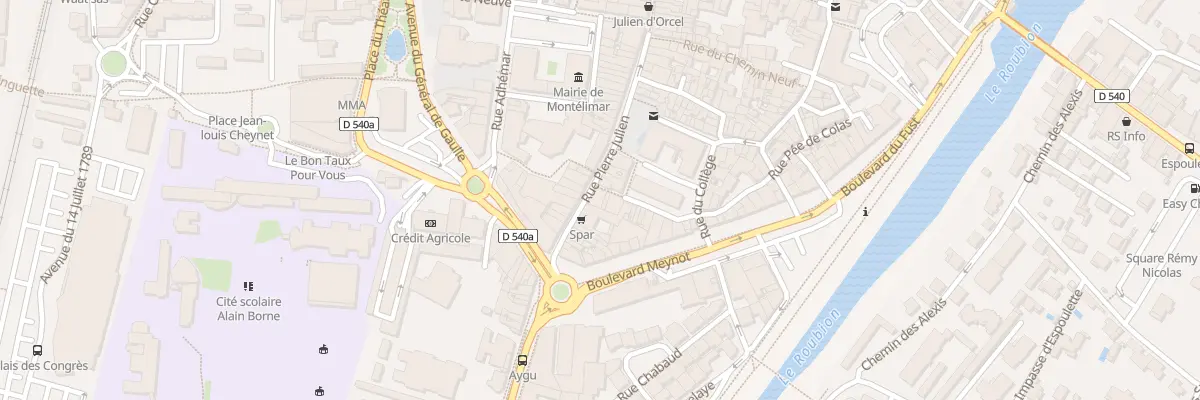 Plan du 2 Rue Chartrouse à Montélimar