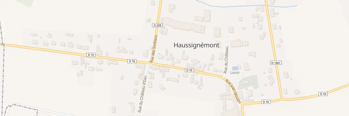 Plan du 33 Rue du Marronnier à Haussignémont