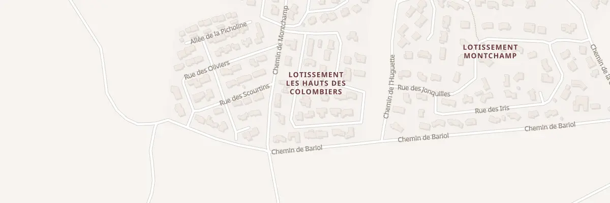 Plan du 155 Rue de la Garance à Malataverne
