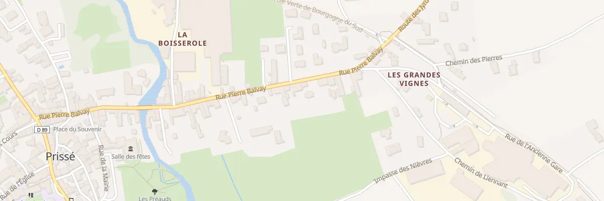 Plan du 426 Rue Pierre Balvay à Prissé