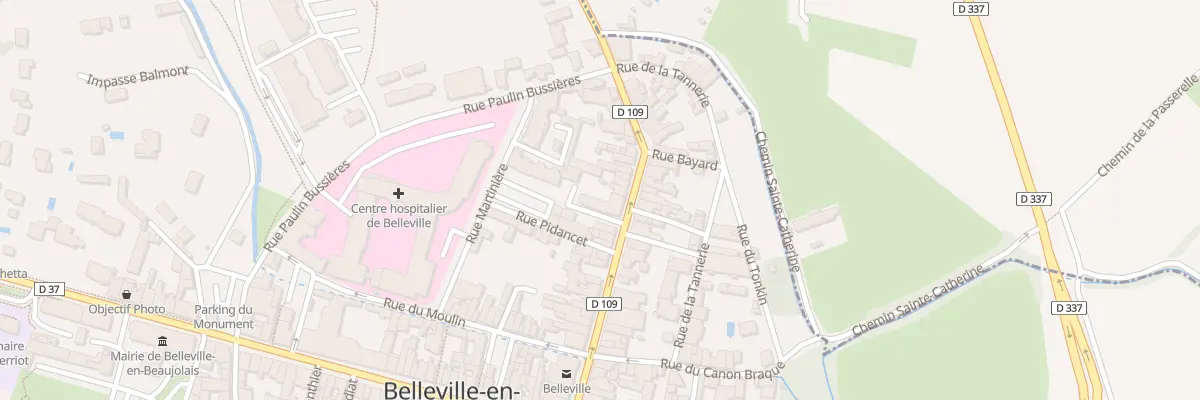 Plan du 35 Rue de la Poste à Belleville-en-Beaujolais