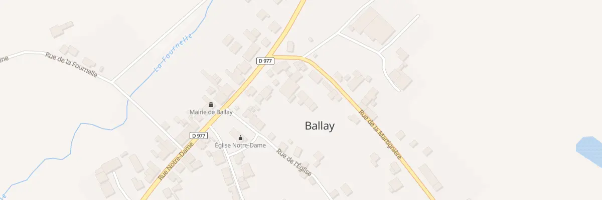 Plan du 9 Cour d’Artaise à Ballay