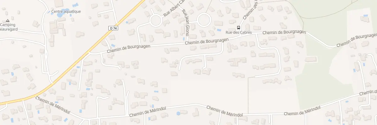 Plan du 10 Bourgnanen à Mornas