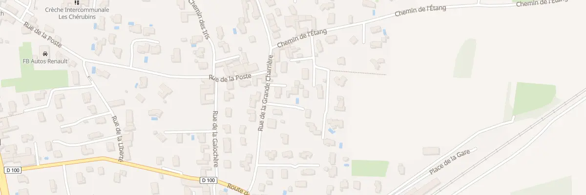 Plan du 37B Rue de la Gde Charriere aux Chères