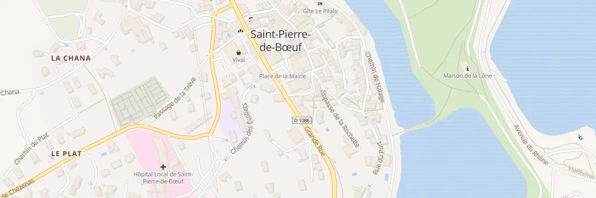 Plan du 71 Grande Rue à Saint-Pierre-de-Bœuf