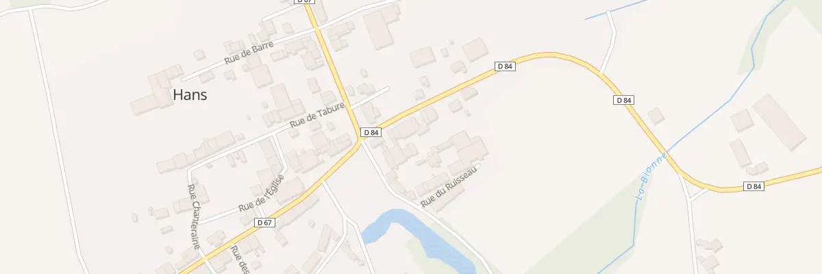 Plan du 4 Rue du Moulin à Hans