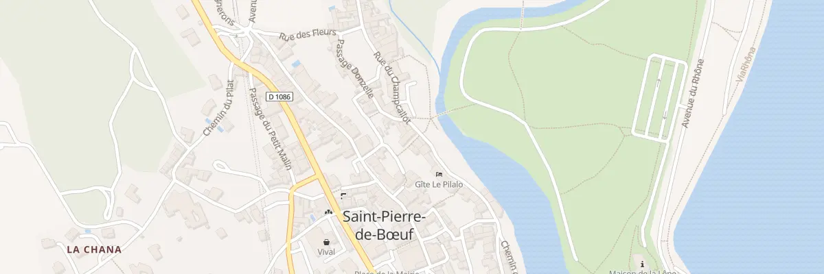 Plan du 28 Rue Champcallot à Saint-Pierre-de-Bœuf