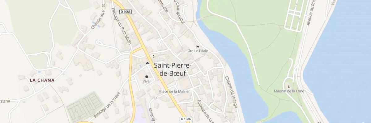 Plan du 35 Rue du Milieu à Saint-Pierre-de-Bœuf