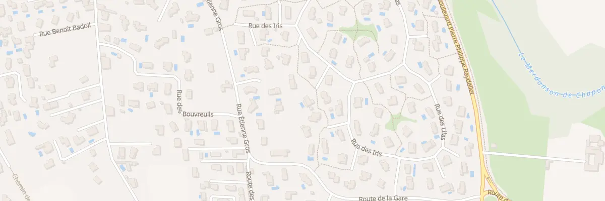 Plan du 40 Rue des Iris à Chaponost