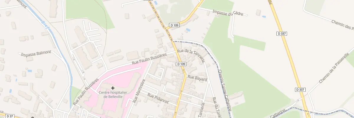 Plan du 59 Rue de la Poste à Belleville-en-Beaujolais