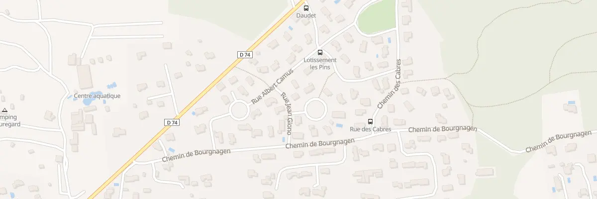 Plan du 5585 Bourgnanen à Mornas