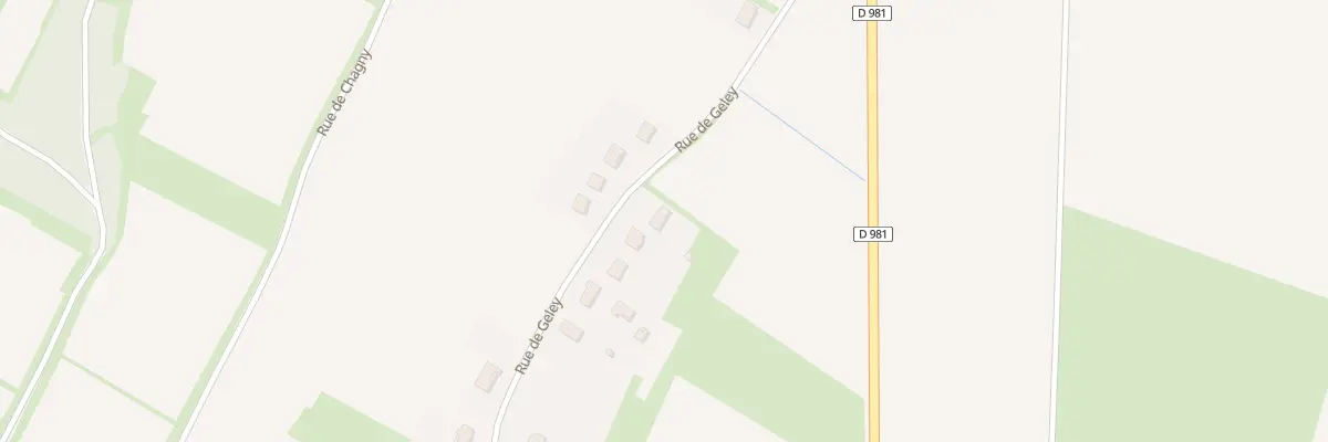 Plan du 68 Rue de Geley à Rully