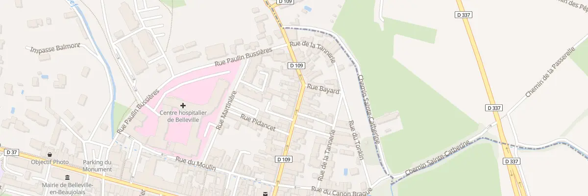 Plan du 41 Rue de la Poste à Belleville-en-Beaujolais