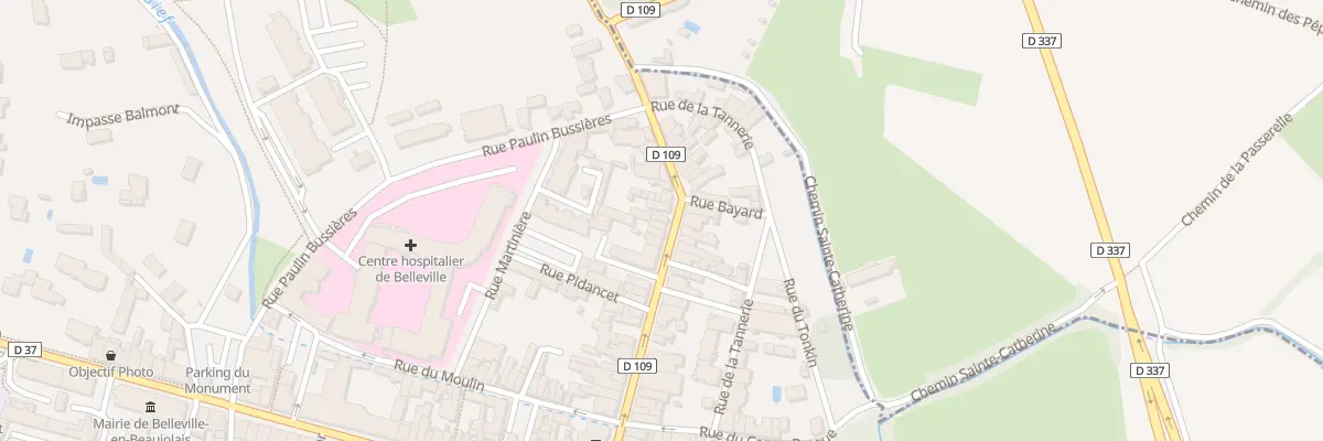 Plan du 43 Rue de la Poste à Belleville-en-Beaujolais
