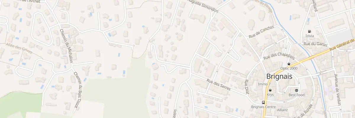 Plan du 41 Rue du Garel à Brignais