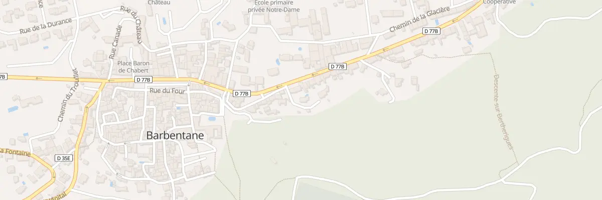 Plan du 6947 Bertherigues à Barbentane