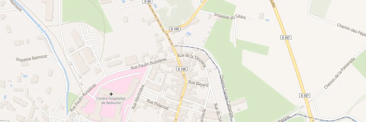 Plan du 78 Rue de la Poste à Belleville-en-Beaujolais