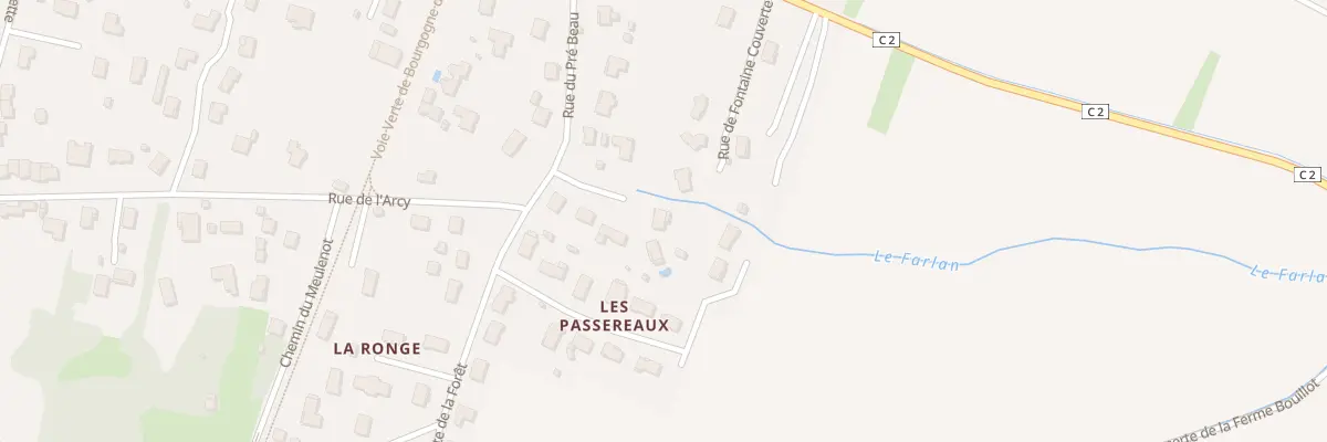 Plan du 10 Rue du Farlan à Givry