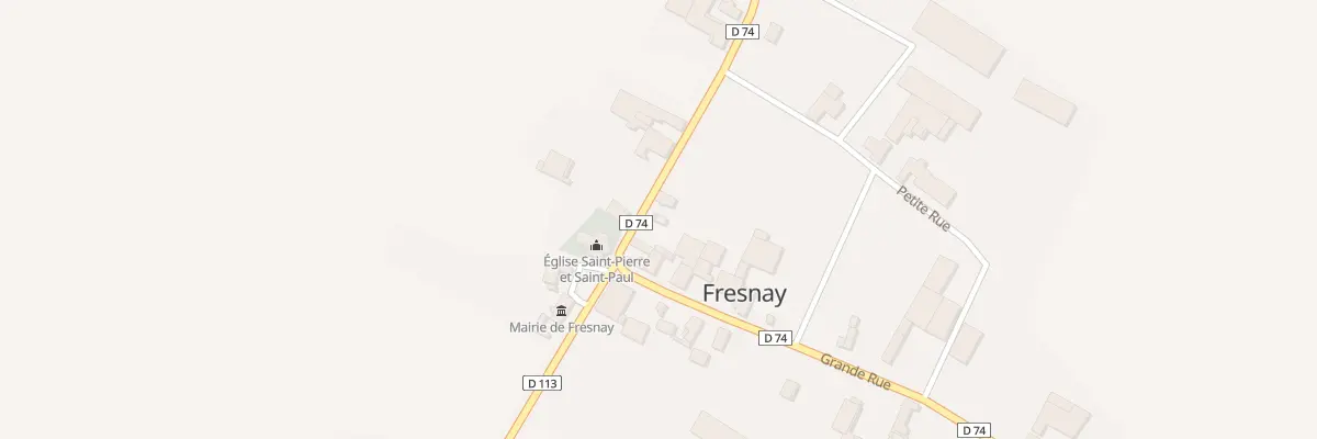 Plan du 3 Rue du Moulin à Fresnay