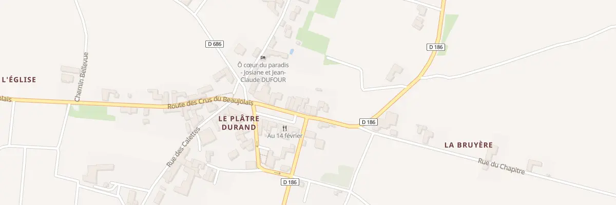 Plan du 10 Rte des Crus du Beaujolais à Saint-Amour-Bellevue