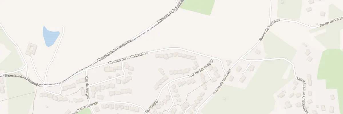 Plan du 37 Che de la Châtelaine à Givors