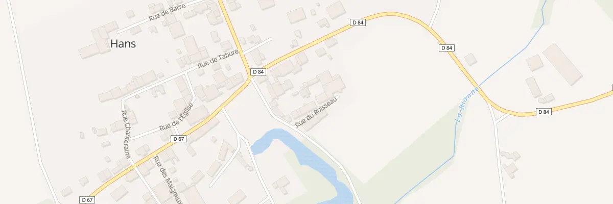 Plan du 5 Rue du Ruisseau à Hans