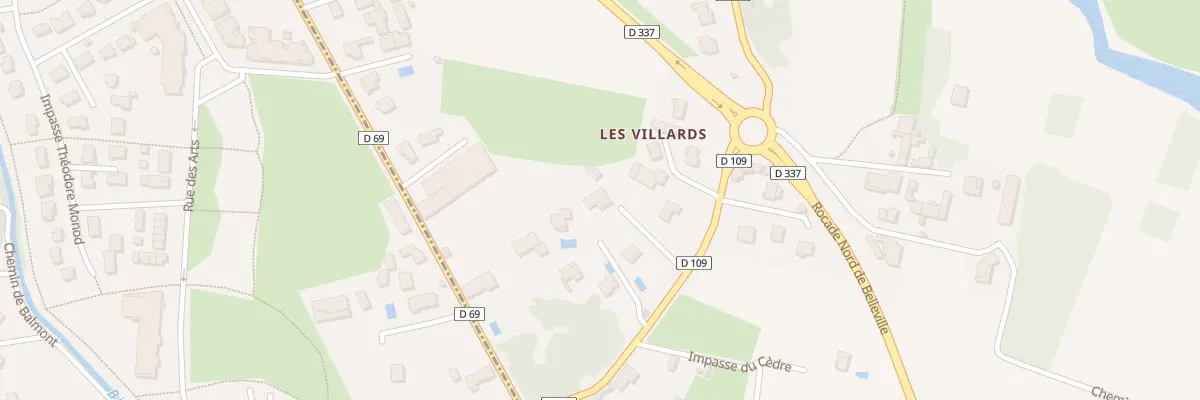 Plan du 1924 Rte de Belleville à Taponas