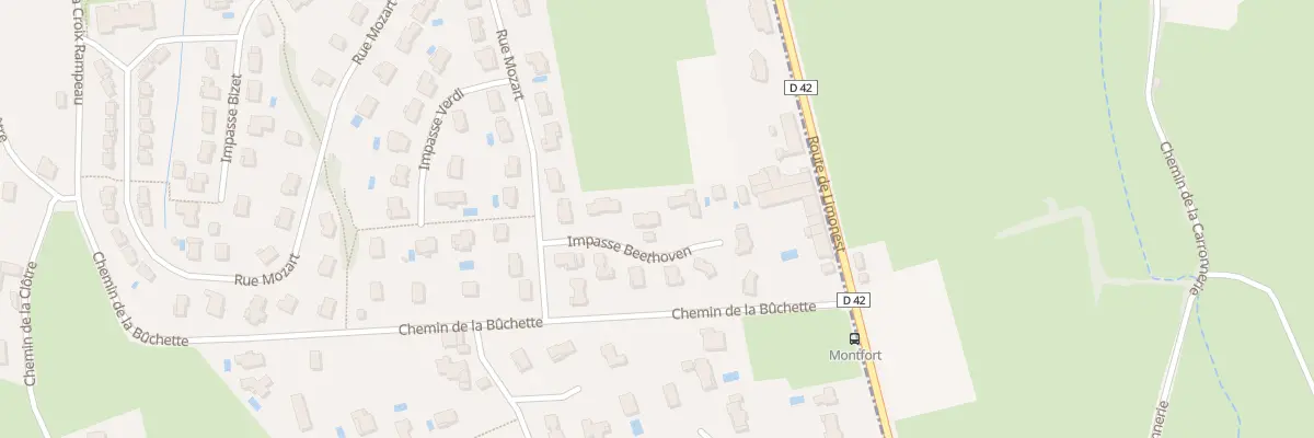 Plan du 9 Imp Beethoven à Lissieu