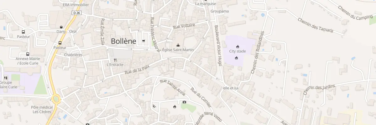 Plan du 18 Rue-de-la-Paix à Bollène
