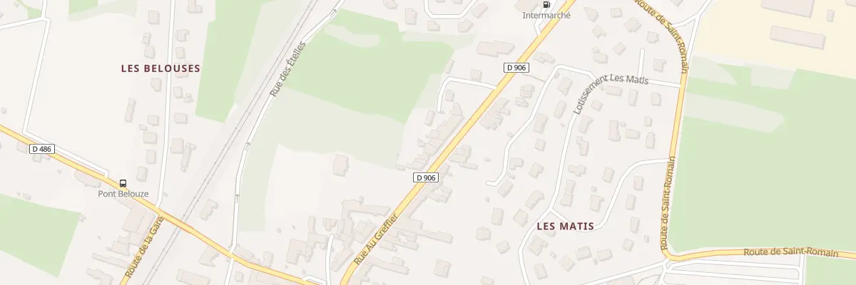 Plan du 5383 Rte Nationale 6 à Romanèche-Thorins