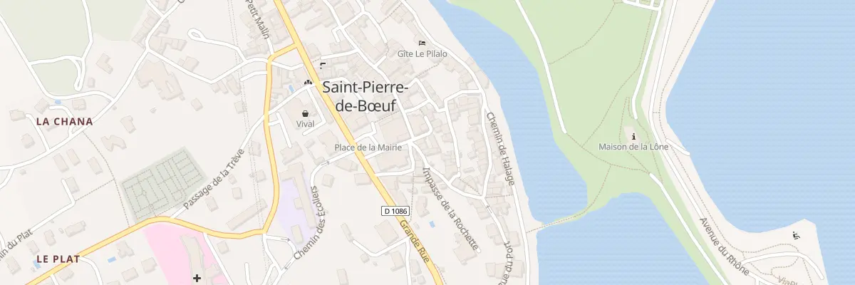 Plan du 3 Pl de l’Eglise à Saint-Pierre-de-Bœuf