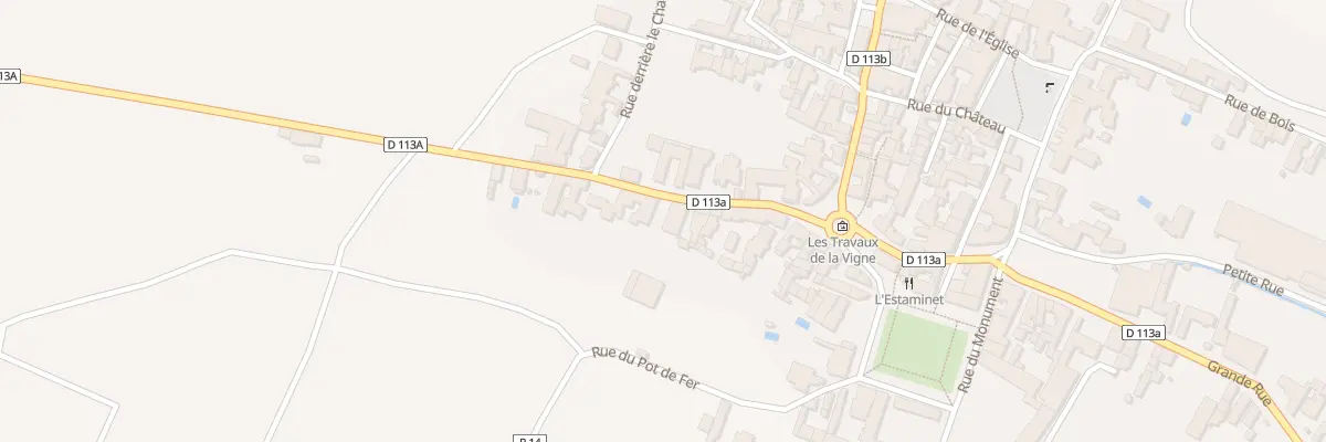 Plan du 14 Rue de Poiseul à Puligny-Montrachet