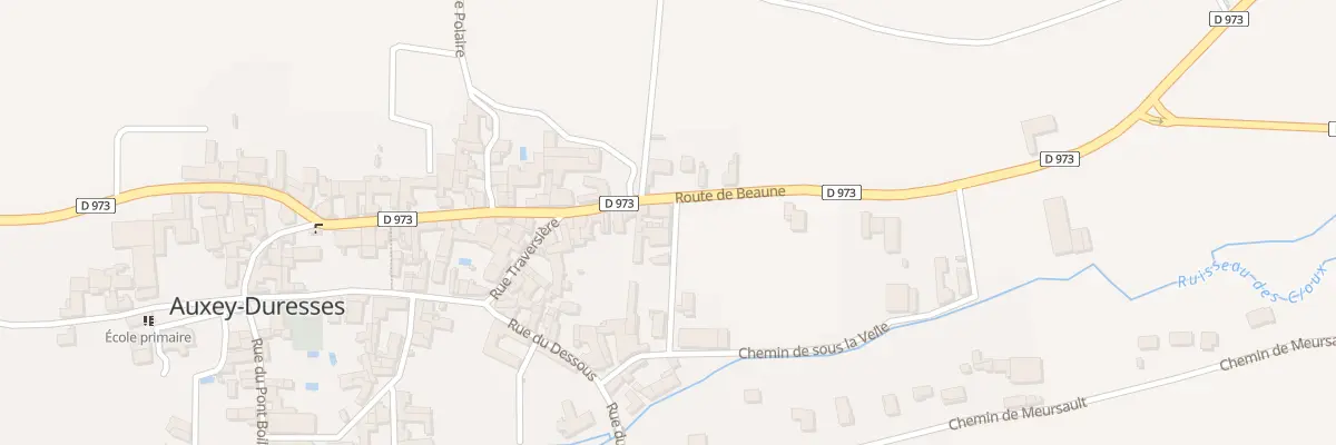 Plan du 11 Rue de la Velle à Auxey-Duresses