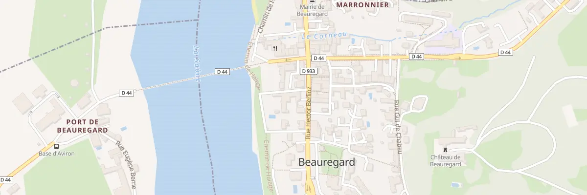 Plan du 5012 Rue Alphonse de Lamartine à Beauregard