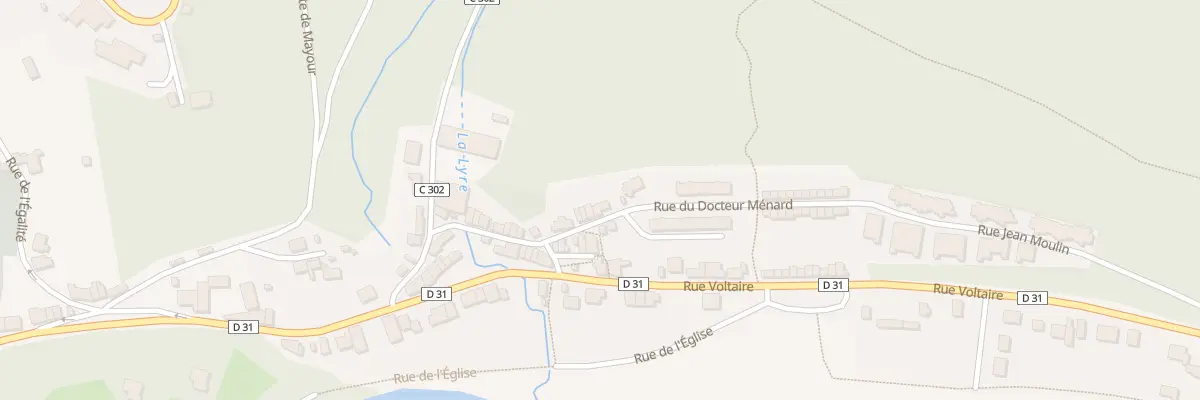 Plan du 25 Rue du Docteur Menard à Monthermé