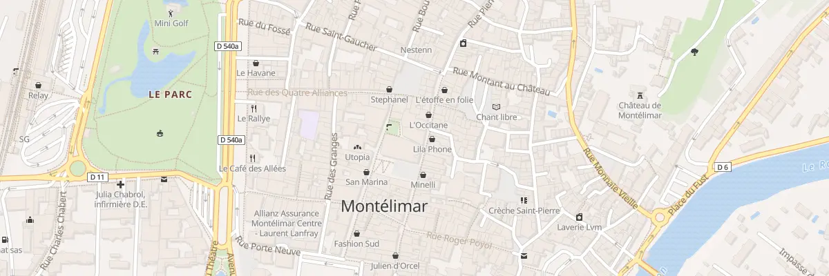 Plan du 79 Rue Pierre Julien à Montélimar