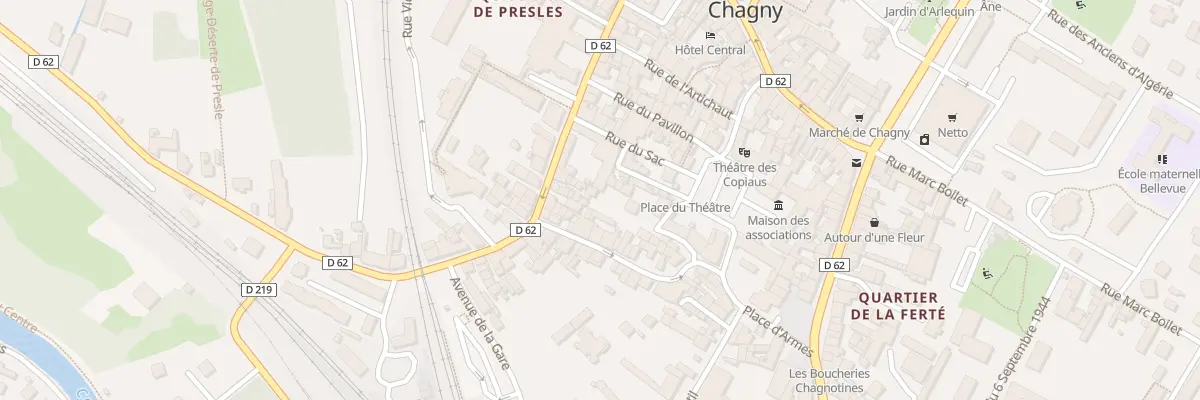 Plan du 47 Rue de la Boutière à Chagny