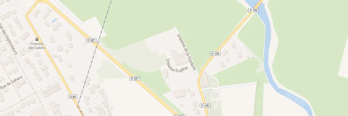 Plan du 100 Imp Eugène à Taponas