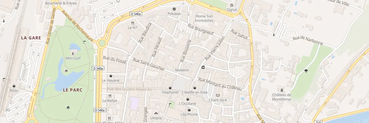 Plan du 6 Imp Bouverie à Montélimar