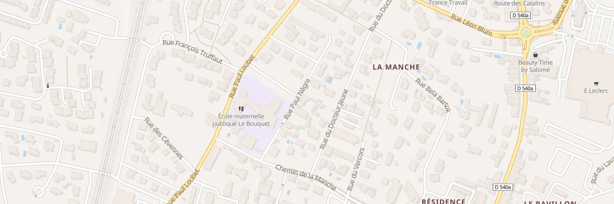 Plan du 10 Rue Paul Nègre à Montélimar