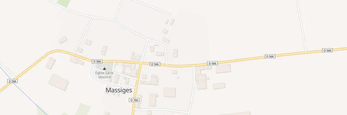Plan du 1 Che de Maison de Champagne à Massiges