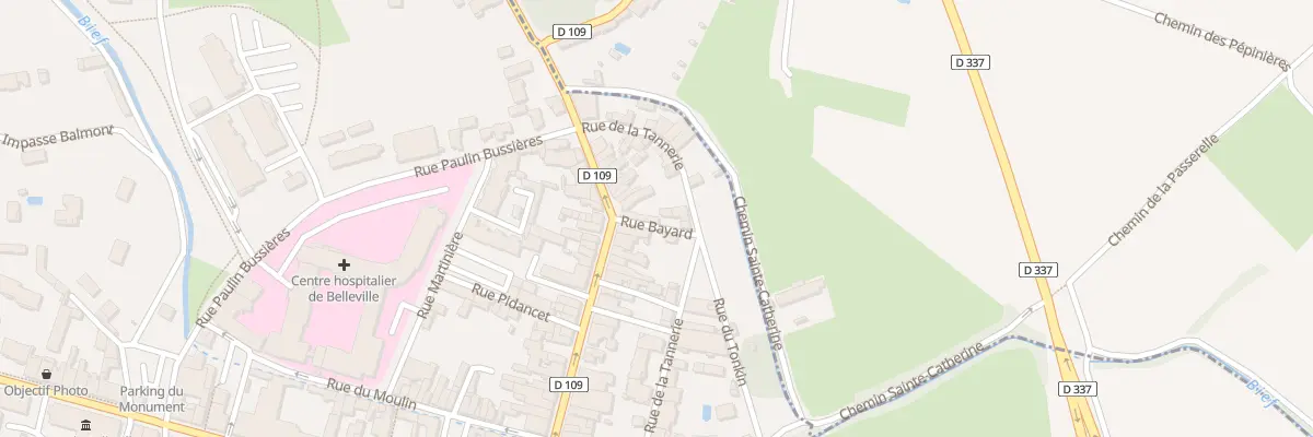 Plan du 60 Rue de la Poste à Belleville-en-Beaujolais