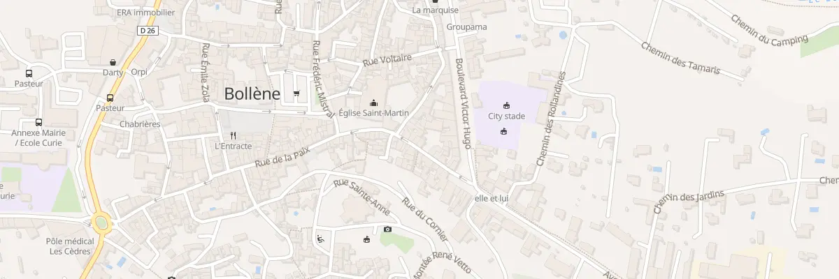 Plan du 11 Rue-de-la-Paix à Bollène